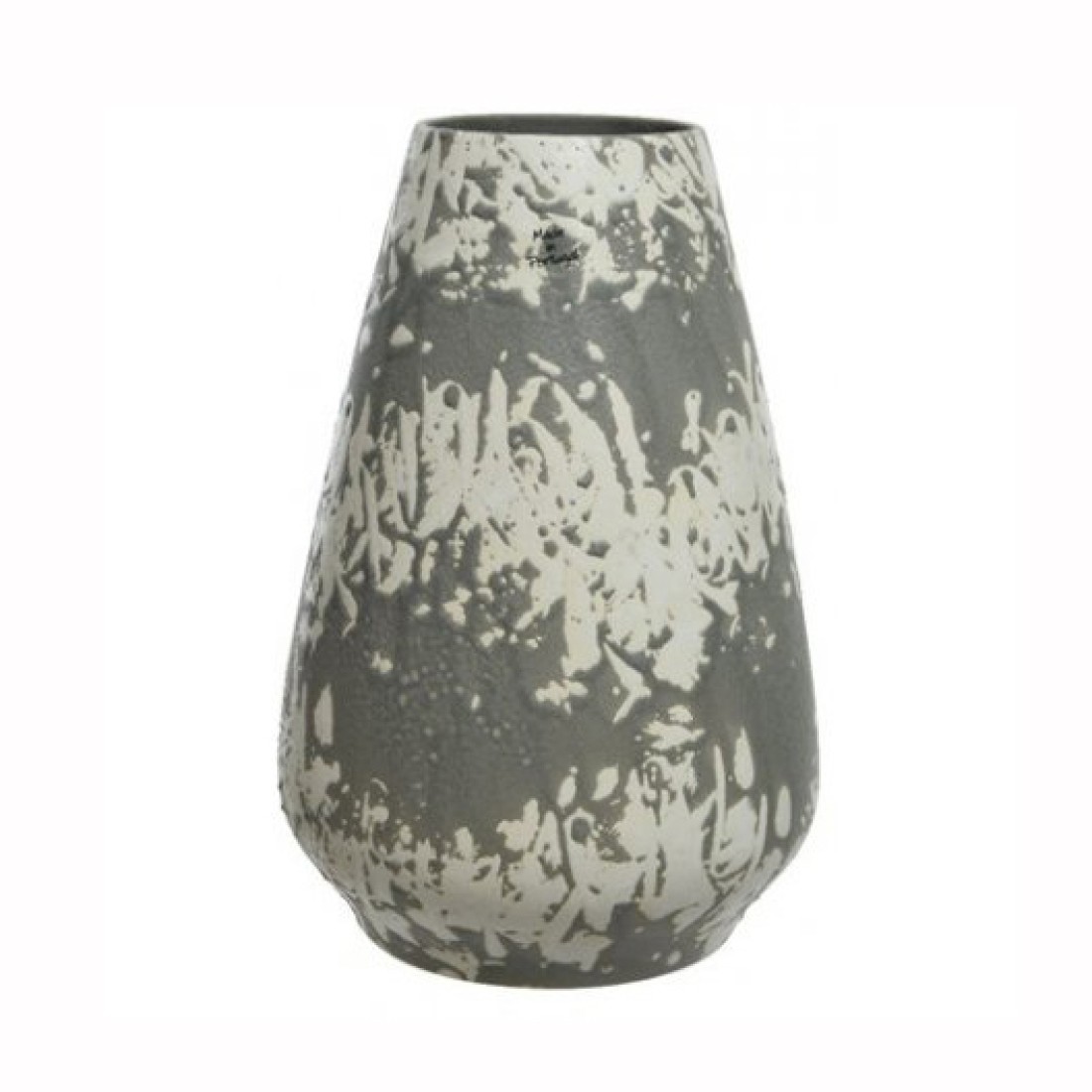 Aztec Matt Vase Grey 27cm Flower Vases